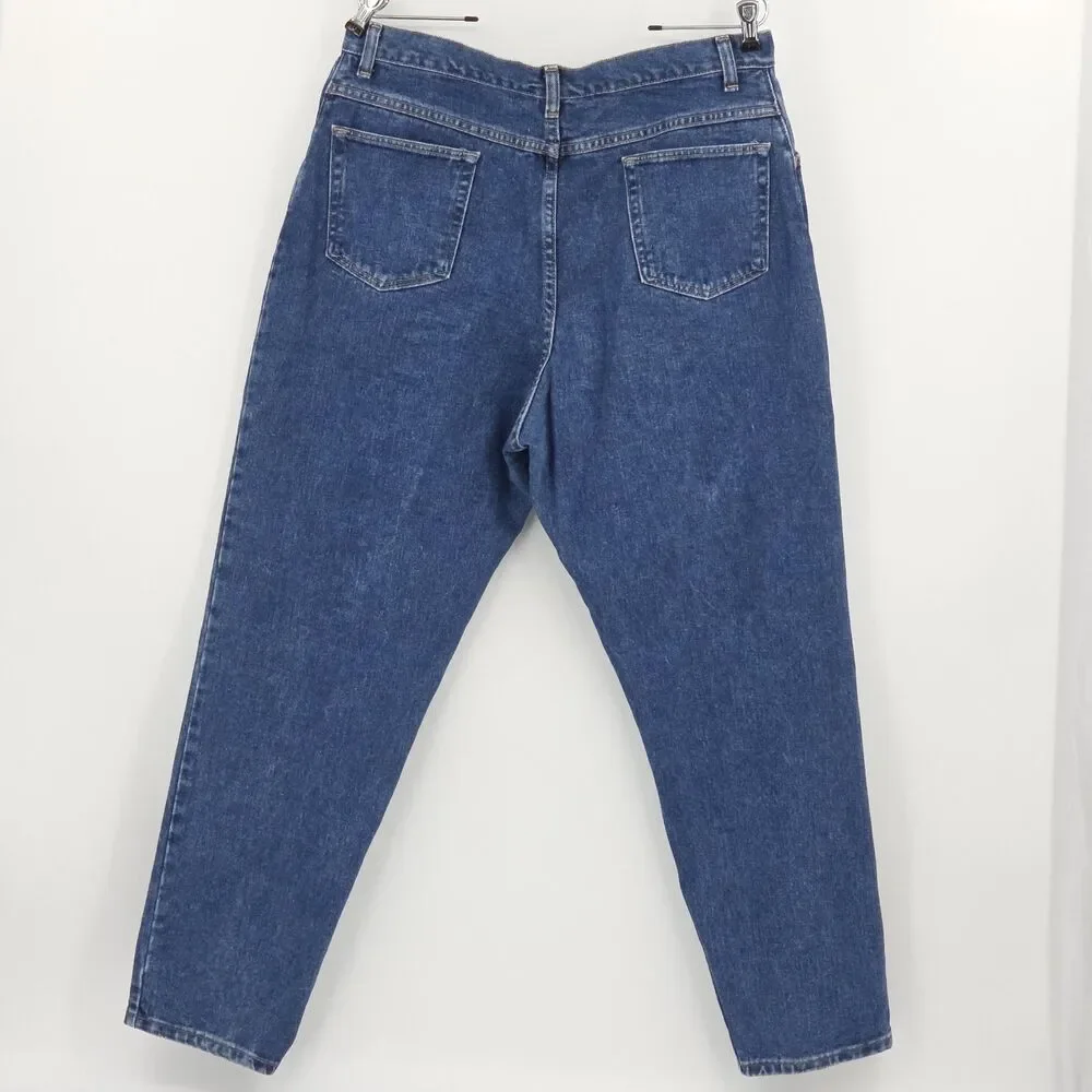 Vintage Wrangler For Women Jeans Size 18x30 Straight Leg Western Cowboy Rodeo